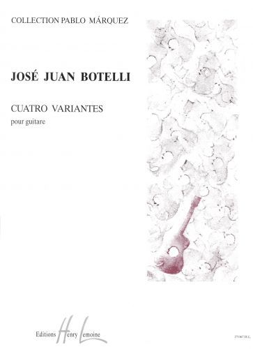 cubierta Cuatro variantes Editions Henry Lemoine