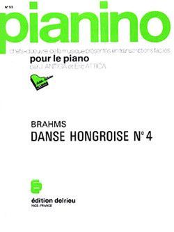 cubierta Danse hongroise n4 - Pianino 53 Delrieu