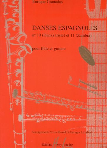 cubierta Danses espagnoles n�10 Danza triste et n�11 Zambra Editions Henry Lemoine