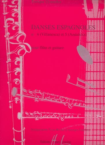 cubierta Danses espagnoles n�4 Villanesca et n�5 Andaluza Editions Henry Lemoine