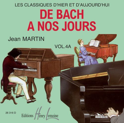 cubierta De Bach  nos jours Vol.4A CD seul Editions Henry Lemoine