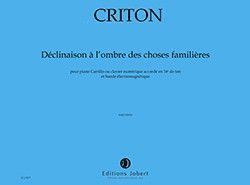 cubierta D�clinaison � l'ombre des choses famili�res Jobert