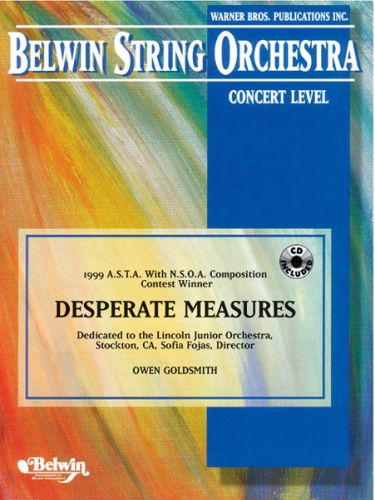 cubierta Desperate Measures Warner Alfred