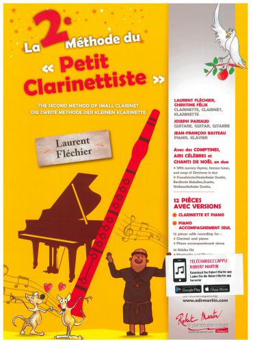 cubierta DEUXIEME METHODE DU PETIT CLARINETTISTE Editions Robert Martin