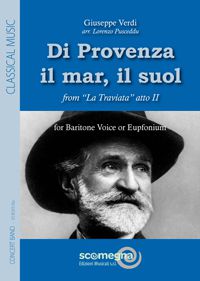 cubierta DI PROVENZA IL MAR, IL SUOL from La Traviata - atto II Scomegna