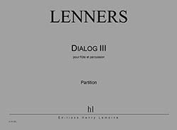 cubierta Dialog III Editions Henry Lemoine