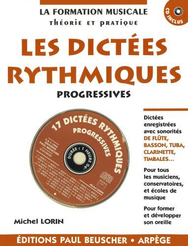 cubierta Dictées rythmiques progressives Paul Beuscher