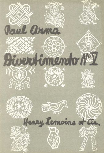 cubierta Divertimento de concert n�5 Editions Henry Lemoine