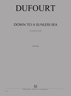 cubierta Down to a sunless sea Editions Henry Lemoine