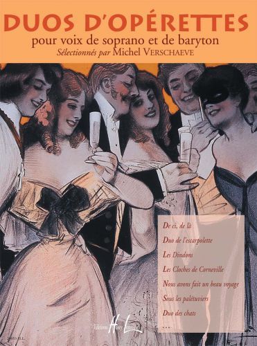 cubierta Duos d'oprettes Editions Henry Lemoine
