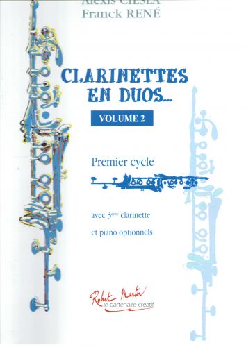 cubierta Dúos de clarinete Vol.2 Robert Martin