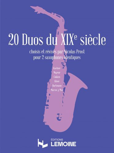 cubierta Duos du XIXe sicle (20) Editions Henry Lemoine