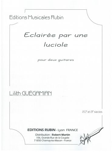 cubierta claire par une luciole pour deux guitares Rubin