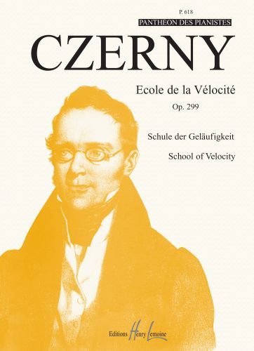cubierta Ecole de la vlocit Op.299 Editions Henry Lemoine