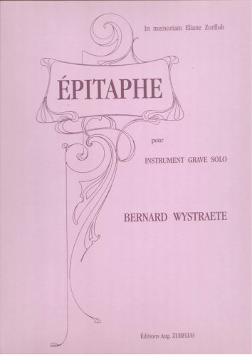 cubierta Epitaphe Editions Robert Martin