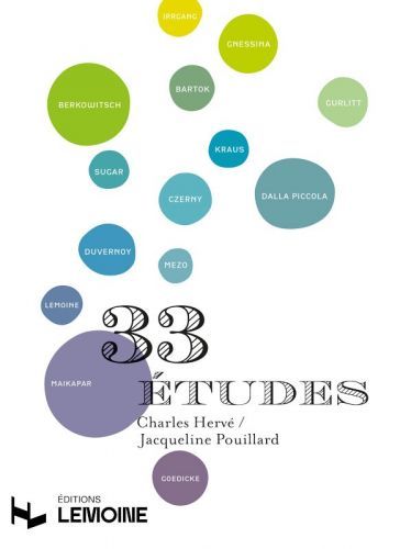 cubierta Etudes (33) Editions Henry Lemoine