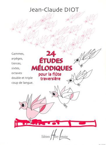 cubierta Etudes mlodiques (24) Editions Henry Lemoine
