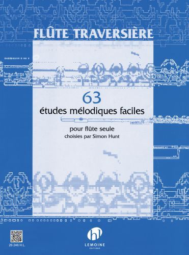 cubierta Etudes mlodiques faciles (63) Editions Henry Lemoine