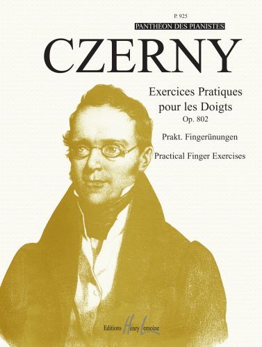 cubierta Exercices pratiques Op.802 Editions Henry Lemoine