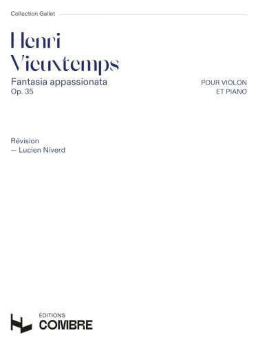 cubierta Fantaisie appassionata Op.35 Combre