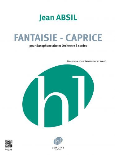 cubierta Fantaisie caprice Op.152 Editions Henry Lemoine