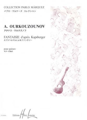 cubierta Fantaisie d'aprs Kapsberger Editions Henry Lemoine