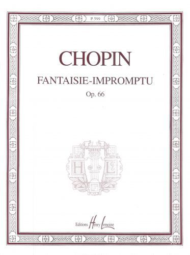 cubierta Fantaisie impromptu Op.66 Editions Henry Lemoine