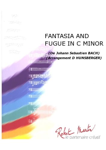 cubierta Fantasia And Fugue In C Minor Warner Alfred