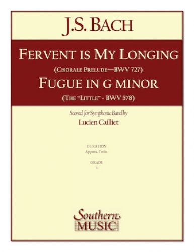 cubierta Fervent Is My Longing/ Fugue In G Minor Southern Music Company