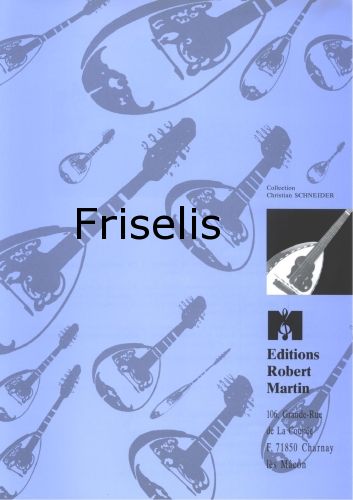 cubierta Friselis Editions Robert Martin