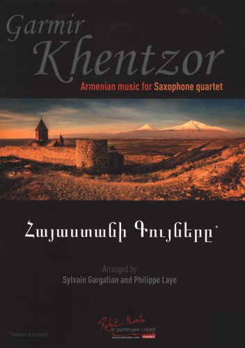 cubierta GAMIR KHENTZOR for quartet saxophone Editions Robert Martin