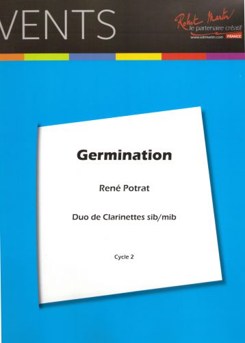 cubierta GERMINATION      DUOS DE CLARINETTES Robert Martin