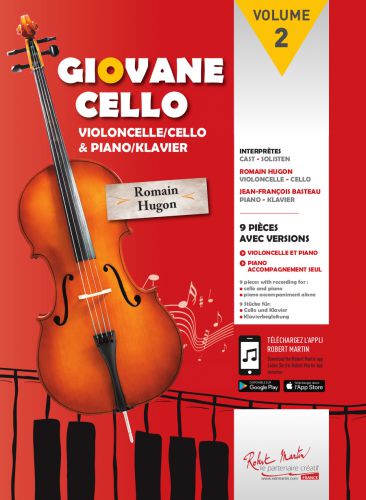 cubierta GIOVANE CELLO Volume 2 Editions Robert Martin