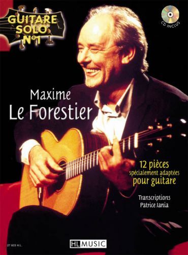 cubierta Guitare solo n1 : Maxime Le Forestier Editions Henry Lemoine
