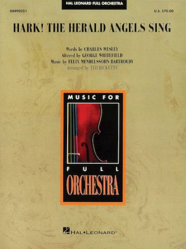 cubierta Hark! The Herald Angels Sing Hal Leonard