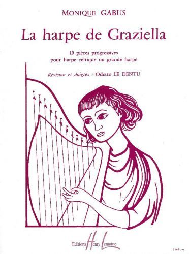 cubierta Harpe de Graziella Editions Henry Lemoine