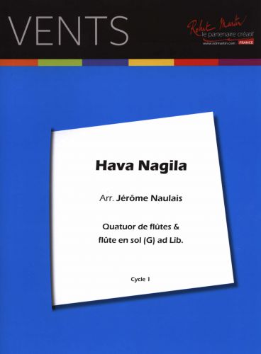 cubierta Hava Nagila 4 Flutes Robert Martin