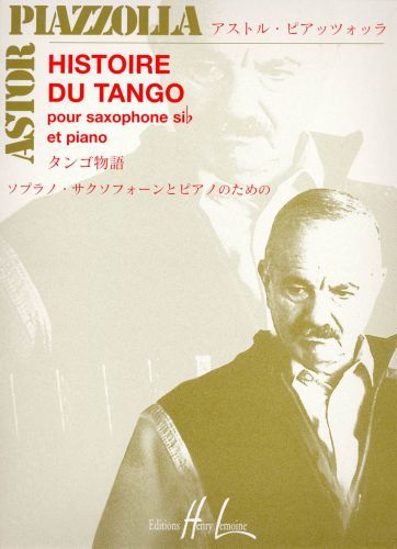 cubierta Histoire du tango Editions Henry Lemoine