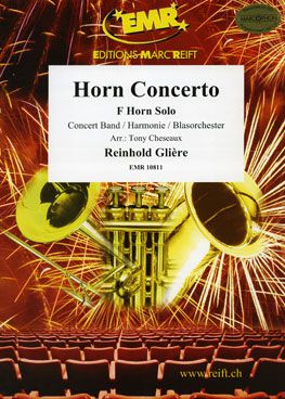 cubierta Horn Concerto (Horn in F Solo) Marc Reift