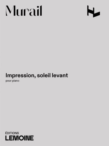cubierta Impression, soleil levant Editions Henry Lemoine