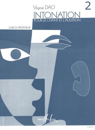 cubierta Intonation pour le chant et l'audition Vol.2 livre du professeur Editions Henry Lemoine
