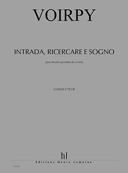 cubierta Intrada, Ricercare e sogno Editions Henry Lemoine