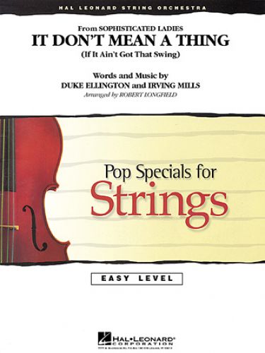 cubierta It Don't Mean a Thing (If It Ain't Got That Swing) Hal Leonard
