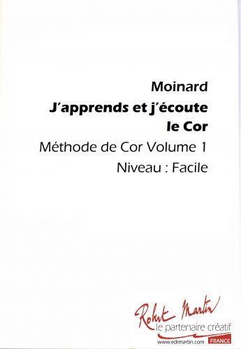 cubierta J'apprends et j'ecoute le Cor Vol 1 Editions Robert Martin