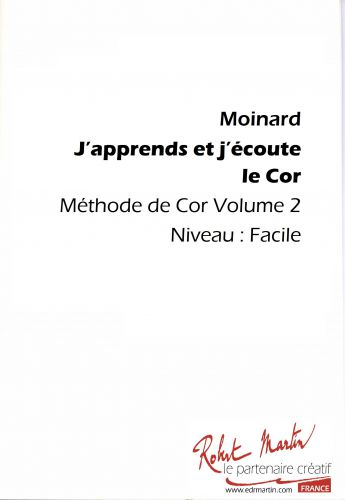 cubierta J'apprends et j'ecoute le Cor Vol 2 Editions Robert Martin