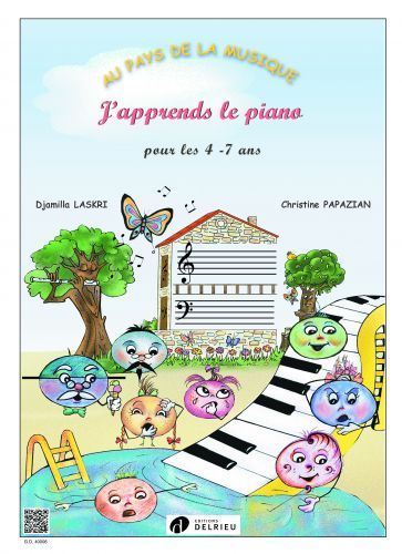 cubierta J'apprends le piano Delrieu