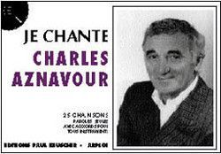 cubierta Je chante Aznavour Paul Beuscher