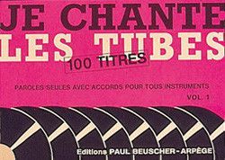 cubierta Je chante les tubes 1 Paul Beuscher