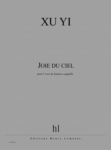 cubierta Joie du ciel Editions Henry Lemoine
