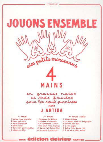 cubierta Jouons ensemble Vol.2 Delrieu